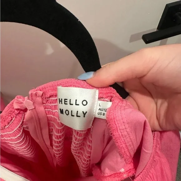 Hello Molly Pink Midi Dress - Picture 4 of 4